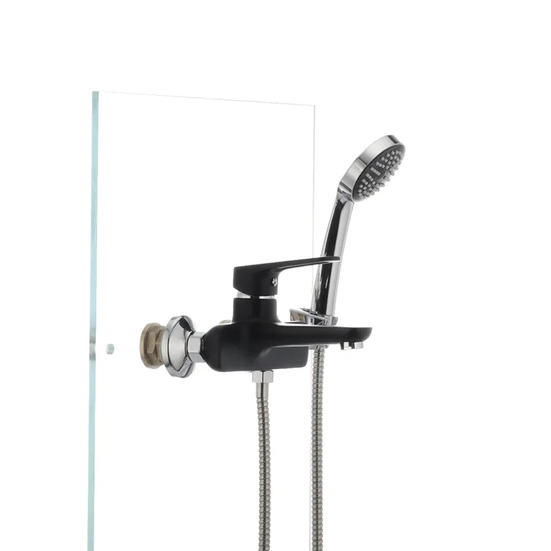 Смеситель для ванны Mixxus Nevada 009 (перекл. кнопкой) черный (MX0018)