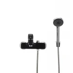 Смеситель для ванны Mixxus Nevada 009 (перекл. кнопкой) черный (MX0018)