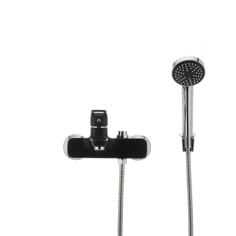 Смеситель для ванны Mixxus Nevada 009 (перекл. кнопкой) черный (MX0018)