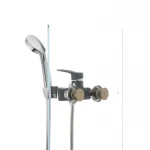 Смеситель для ванны Mixxus Nevada 009 (перекл. кнопкой) черный (MX0018)