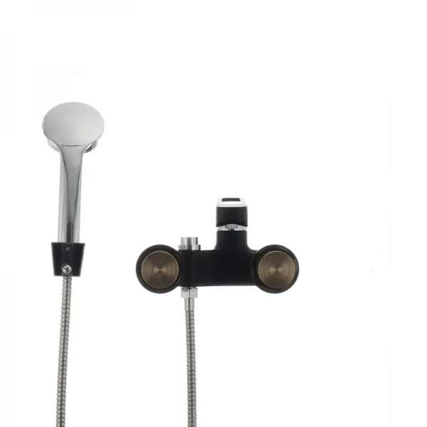 Смеситель для ванны Mixxus Nevada 009 (перекл. кнопкой) черный (MX0018)