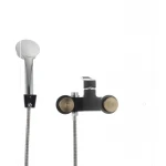 Смеситель для ванны Mixxus Nevada 009 (перекл. кнопкой) черный (MX0018)