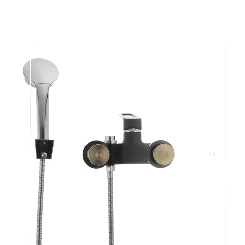 Смеситель для ванны Mixxus Nevada 009 (перекл. кнопкой) черный (MX0018)