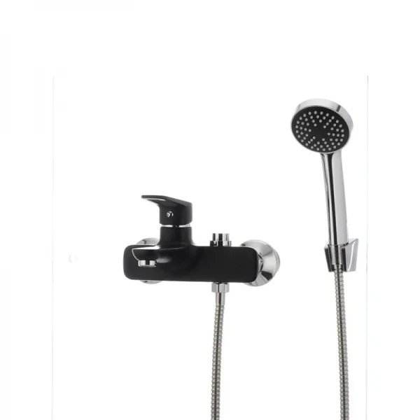 Смеситель для ванны Mixxus Nevada 009 (перекл. кнопкой) черный (MX0018)