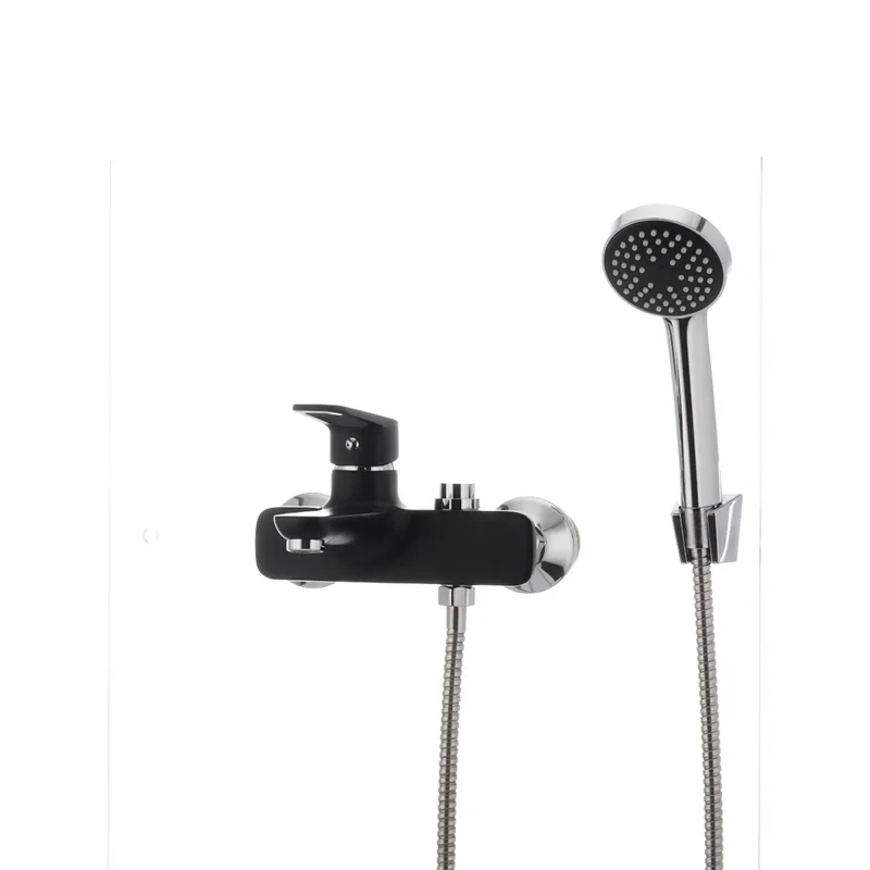 Смеситель для ванны Mixxus Nevada 009 (перекл. кнопкой) черный (MX0018)