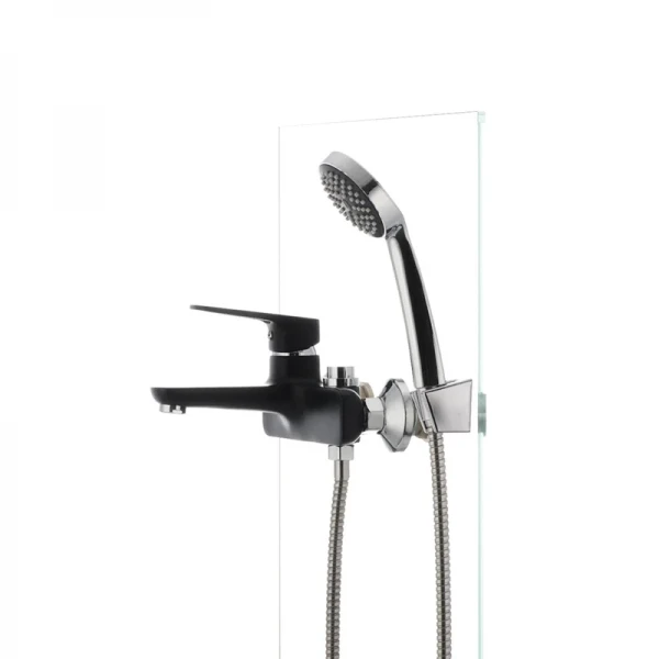 Смеситель для ванны Mixxus Nevada 009 (перекл. кнопкой) черный (MX0018)