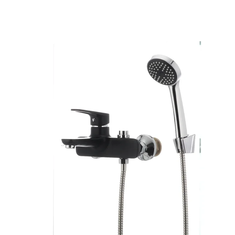 Смеситель для ванны Mixxus Nevada 009 (перекл. кнопкой) черный (MX0018)