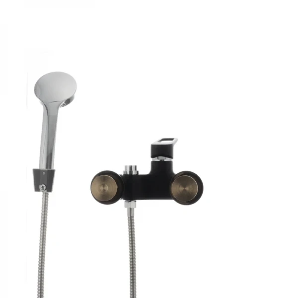 Смеситель для ванны Mixxus Nevada 009 (перекл. кнопкой) черный (MX0018)