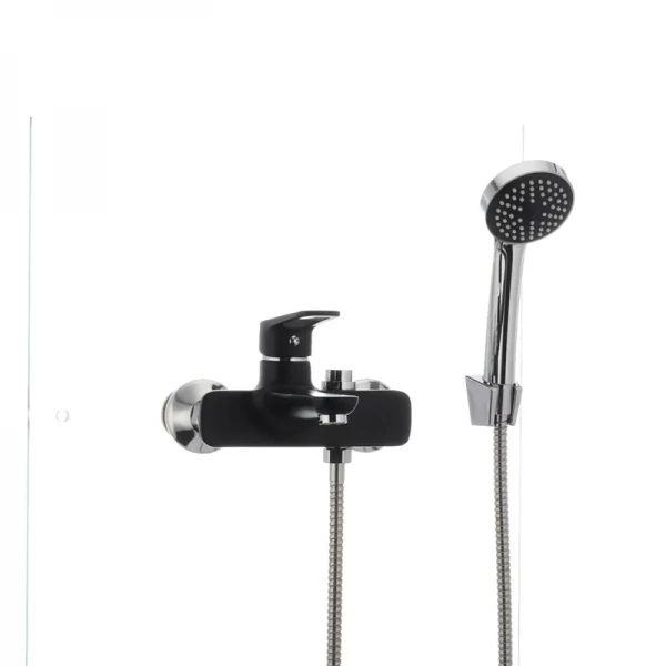 Смеситель для ванны Mixxus Nevada 009 (перекл. кнопкой) черный (MX0018)