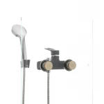 Смеситель для ванны Mixxus Nevada 009 (перекл. кнопкой) черный (MX0018)