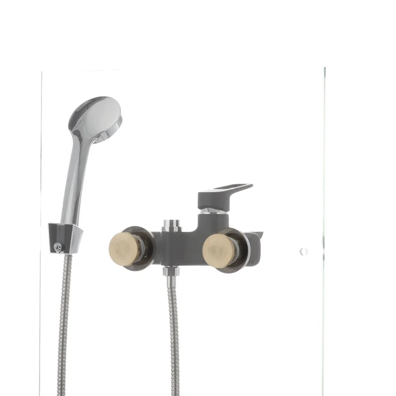 Смеситель для ванны Mixxus Nevada 009 (перекл. кнопкой) черный (MX0018)