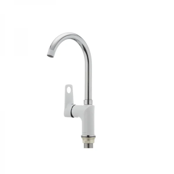 Кухонный смеситель белый Mixxus Dallas 014 (MX0030)