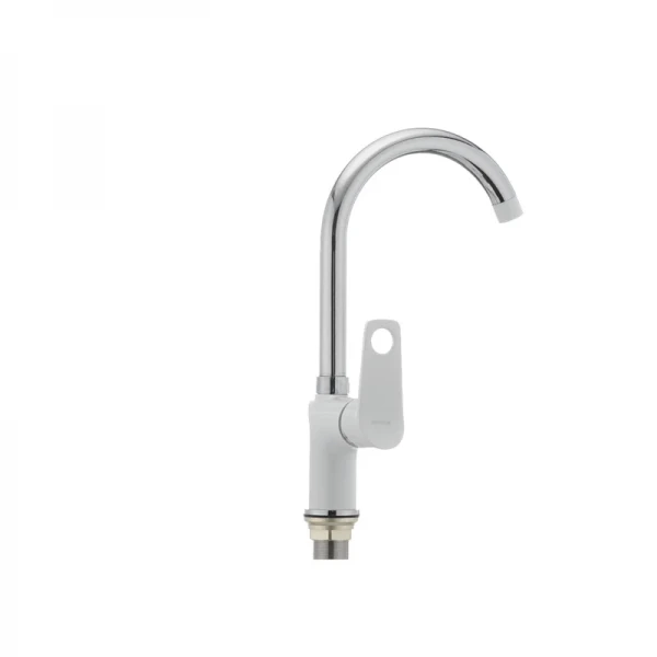 Кухонный смеситель белый Mixxus Dallas 014 (MX0030)