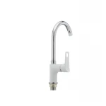 Кухонный смеситель белый Mixxus Dallas 014 (MX0030)