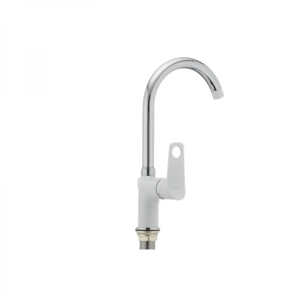 Кухонный смеситель белый Mixxus Dallas 014 (MX0030)