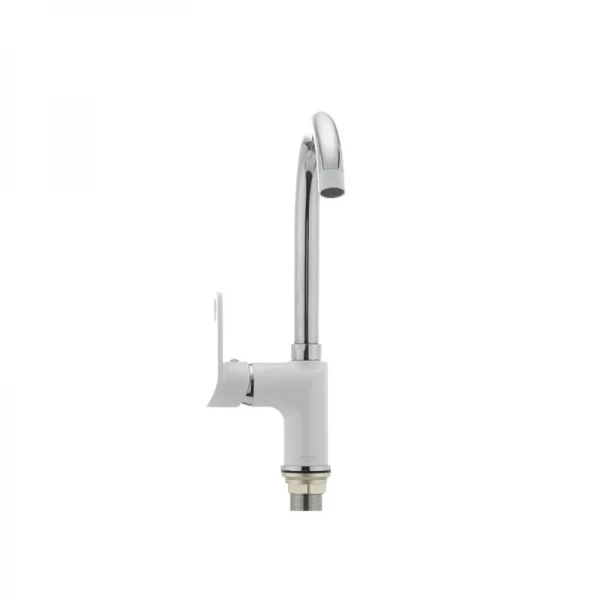 Кухонный смеситель белый Mixxus Dallas 014 (MX0030)