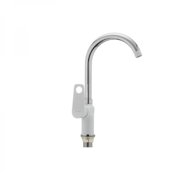 Кухонный смеситель белый Mixxus Dallas 014 (MX0030)
