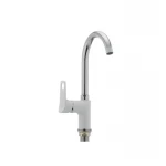 Кухонный смеситель белый Mixxus Dallas 014 (MX0030)