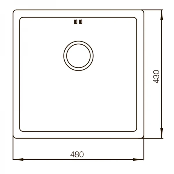 Мойка Mixxus MX4843-220x1.0-Satin (MX0556)