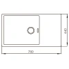 Мойка Mixxus MX7844-200-x1.2-PVD-Gold (MX0563)