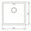 Мойка Mixxus MX4645-200x1.2-Handmade (MX0567)