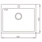 Мойка Mixxus MX6050-200x1.2-Handmade (MX0569)