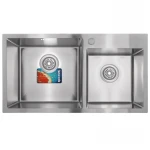 Набор Mixxus SET-7843D-220x1.0-Satin (мойка+смеситель+диспенсер+сушка для посуды) (MX0583)