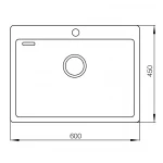 Набор Mixxus SET-6045-200x1.0-PVD (мойка+смеситель+диспенсер) (MX0587)