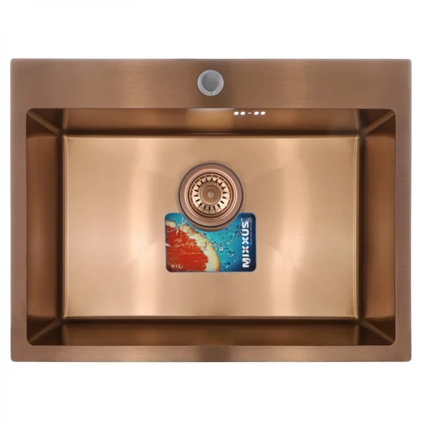 Набор Mixxus SET-6045-200x1.0-PVD (мойка+смеситель+диспенсер) (MX0588)