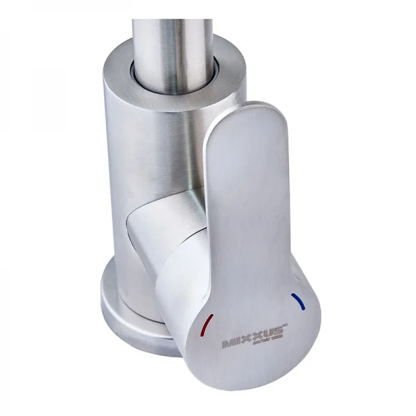 Смеситель для умывальника Mixxus DAX-001-C (нерж. сталь) (MX1339)