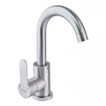 Смеситель для умывальника Mixxus DAX-001-C (нерж. сталь) (MX1339)