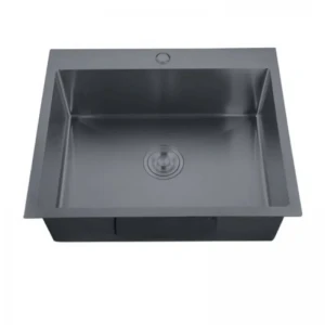 Мойка Zerix ZH5045-215 Nano-Black (3.0/0.8) с нерж. стали  (MX1580)