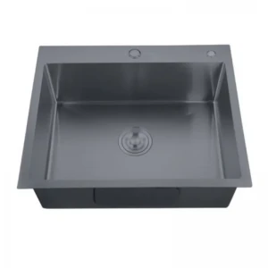 Мойка Zerix ZH5050-215 Nano-Black (3.0/0.8) из нержавеющей стали (MX1582)