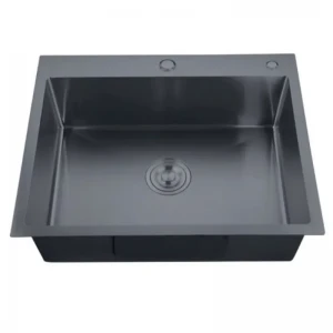Мойка Zerix ZH5843-215 Nano-Black (3.0/0.8) из нержавеющей стали (MX1584)