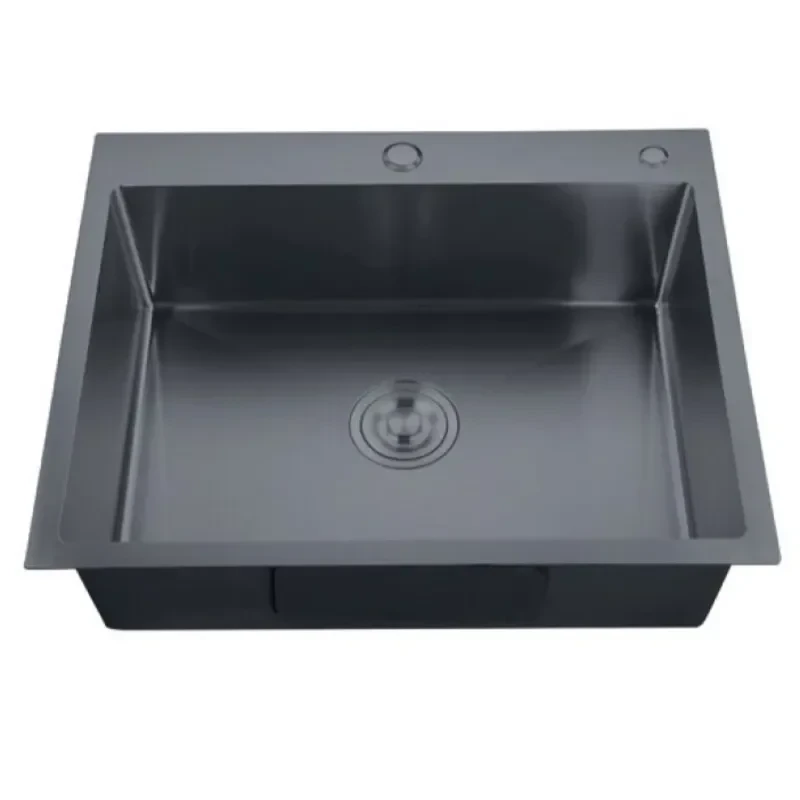 Мийка Zerix ZH5843-215 Nano-Black (3.0/0.8) з нержавіючої сталі (MX1584)