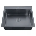 Мойка из нерж. стали ZERIX ZH6050-215 NANO-BLACK (3.0/0.8) (MX1586)