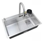 Мойка Mixxus Premium MH7545-SET-03.SUS304 со встроенным смесителем  (MX1699)