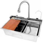 Мойка Mixxus Premium MH7545-SET-04.SUS304 со встроенным смесителем (MX1701)