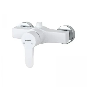 Смеситель для душа PLAMIX MARIO-003 SET WHITE (со шлангом, лейкой и кронштейном) (MX1894)