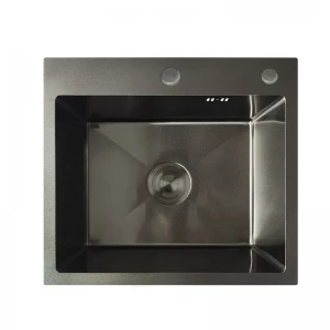 Мойка MIXXUS MH5045 GRAPHITE (MH5045 NANO-BLACK) (3.0/0.8) из нерж. стали (цвет графит) (MX1926)