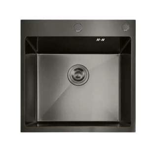 Мойка Mixxus MH5050 Nano-Black из нерж. стали (цвет графит) (MX1928) Мойка Mixxus MH5050 Nano-Black из нерж. стали (цвет графит) (MX1928)