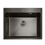 Мойка MIXXUS MH5843 GRAPHITE (MH5843 NANO-BLACK) (3.0/0.8) из нерж. стали (цвет графит) (MX1931)