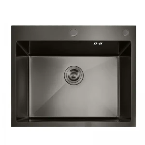 Мойка MIXXUS MH5843 GRAPHITE (MH5843 NANO-BLACK) (3.0/0.8) из нерж. стали (цвет графит) (MX1931)
