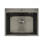 Мийка MIXXUS MH6050 GRAPHITE (MH6050 NANO-BLACK) (3.0/0.8) з нерж. сталі (колір графіт) (MX1933)