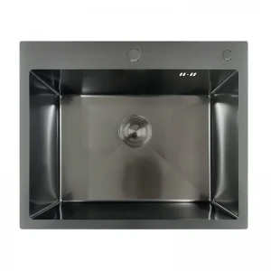 Мойка MIXXUS MH6050 DECOR GRAPHITE (MH6050 DECOR NANO-BLACK) (3.0/0.8) из нерж. стали (цвет графит) (MX1934) Мойка MIXXUS MH6050 DECOR GRAPHITE (MH6050 DECOR NANO-BLACK) (3.0/0.8) из нерж. стали (цвет графит) (MX1934)