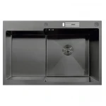 Мийка MIXXUS MH7849R-HK GRAPHITE (MH7849R-HK NANO-BLACK)(3.0/0.9) з нержавіючої сталі 