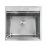 Мийка Mixxus MH5050-SK NANO-SILVER (3.0/0.8) з н.ст. зі сходинкою для суш.,з підст.під ножі(нерж.)(MX1939)