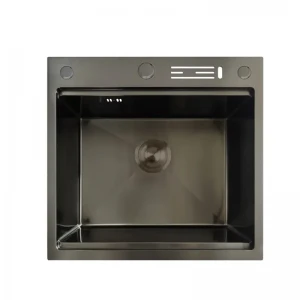 Мойка Mixxus MH5050-SK Nano-Black с н.ст. со ступенькой для сушилки, с подст.под ножи (графит) (MX1940) Мойка Mixxus MH5050-SK Nano-Black с н.ст. со ступенькой для сушилки, с подст.под ножи (графит) (MX1940)