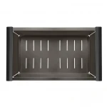 Сушилка для посуды Mixxus BAS-02 NANO-BLACK 440мм из нерж. стали (цвет графит) (MX1949)