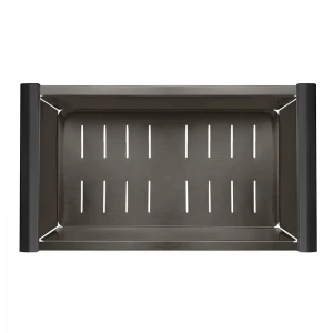 Сушилка для посуды Mixxus BAS-03 NANO-BLACK 420мм из нерж. стали (цвет графит) (MX1950)